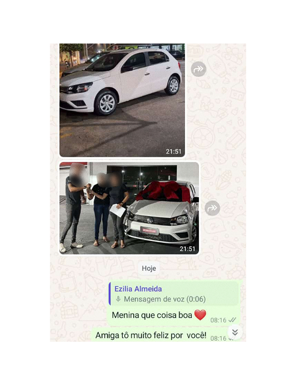 Depoimento de cliente 1