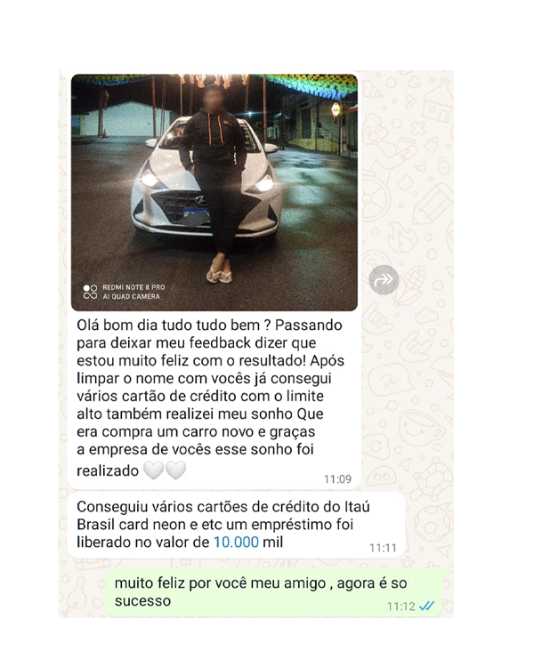 Depoimento de cliente 2